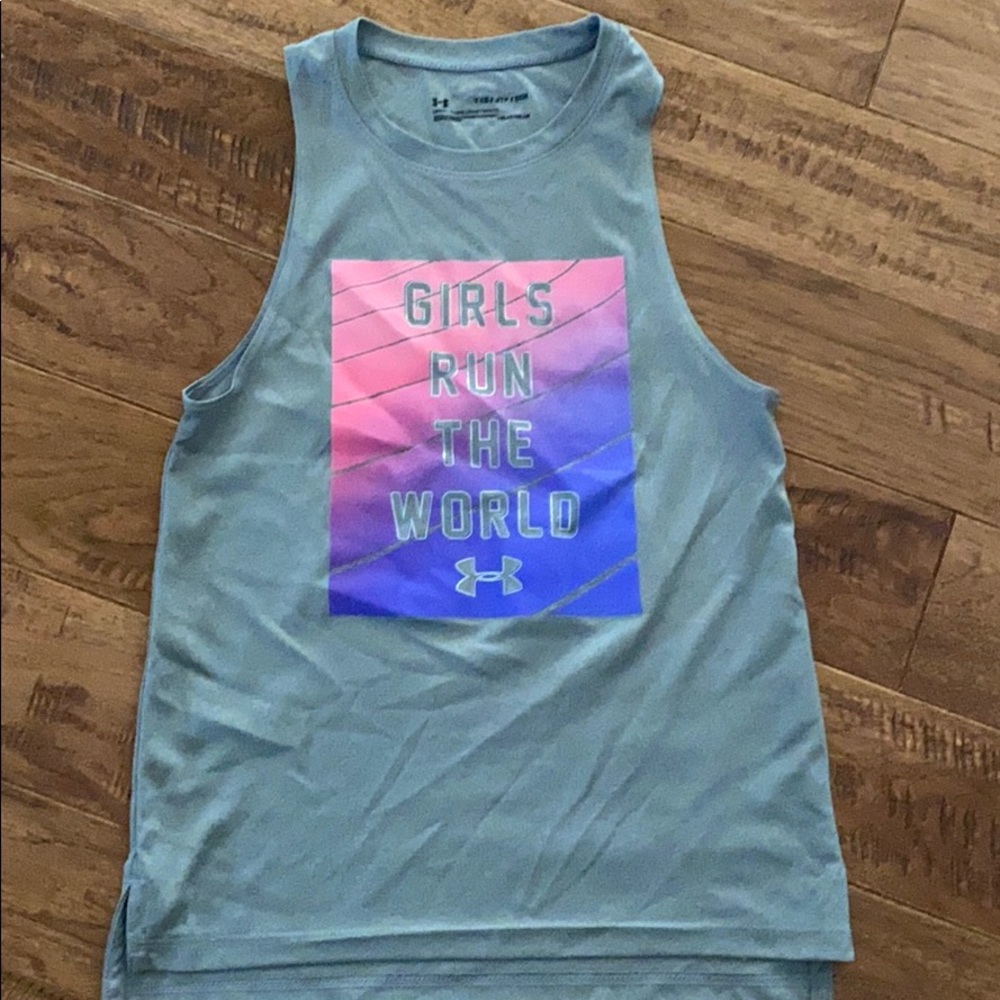 Girls under armor tank top